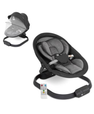 Baby Comfort Cocoon Smart Swing 0–24 Months with 5 Speeds, Remote & TUYA Control, Dual-Climate Seat Pad & 3 Point Harness