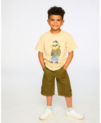 Toddler Boys Cotton Jersey T-Shirt with Print