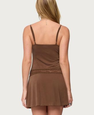 Women's Zurie Lacey Drop Waist Mini Dress