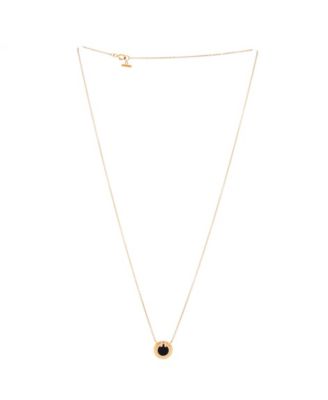 T Circle Pendant Necklace