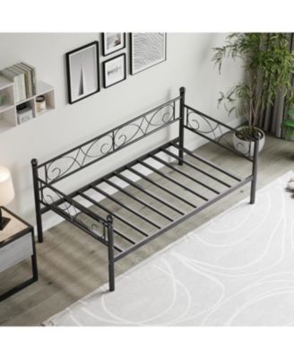 Metal Sofa Bed Frame, Heavy Duty Metal Slats, Day Bed for Living Room, Bedroom, Guest Room, Space Saving