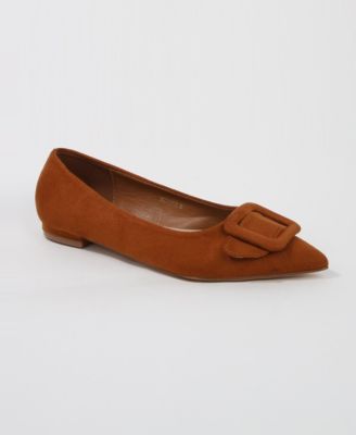 Womens Rhianna Pointed Skimmer Flat
