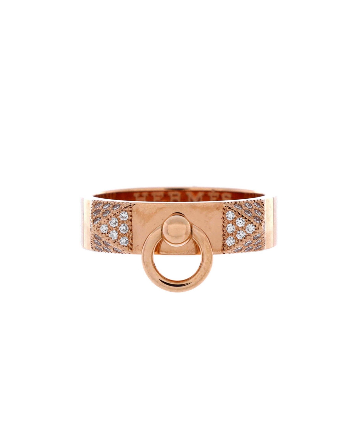 Pre-Owned Hermes Collier de Chien Ring - 18k rose gold