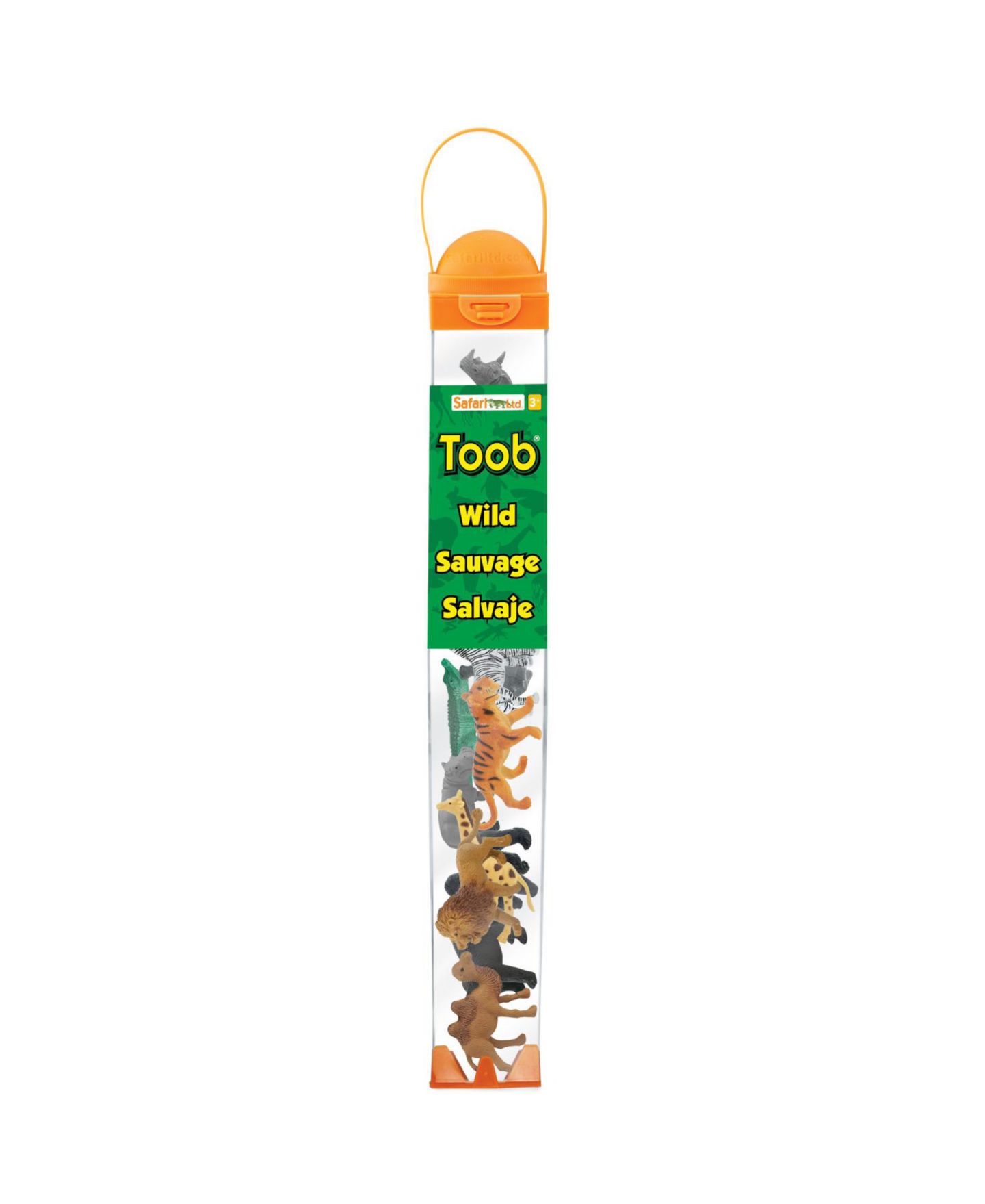 Детские фигурки Safari Ltd. Wild Toob Hand-Painted 12-Piece Figurine Set, Ages 3+ — фото 2