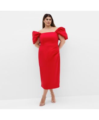 Women's Elyse Off Shoulder Midi Dress