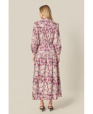 Women's Printed Midi Dress