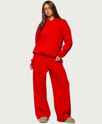 Women's Basic Girl Wide Leg Sweatpants
