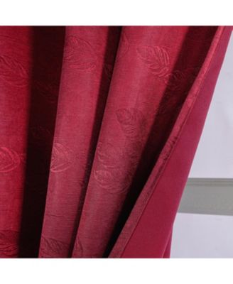 100% Polyester 200 GSM Arlo Embossed Blackout Grommet Curtain Panel 54" x 90"