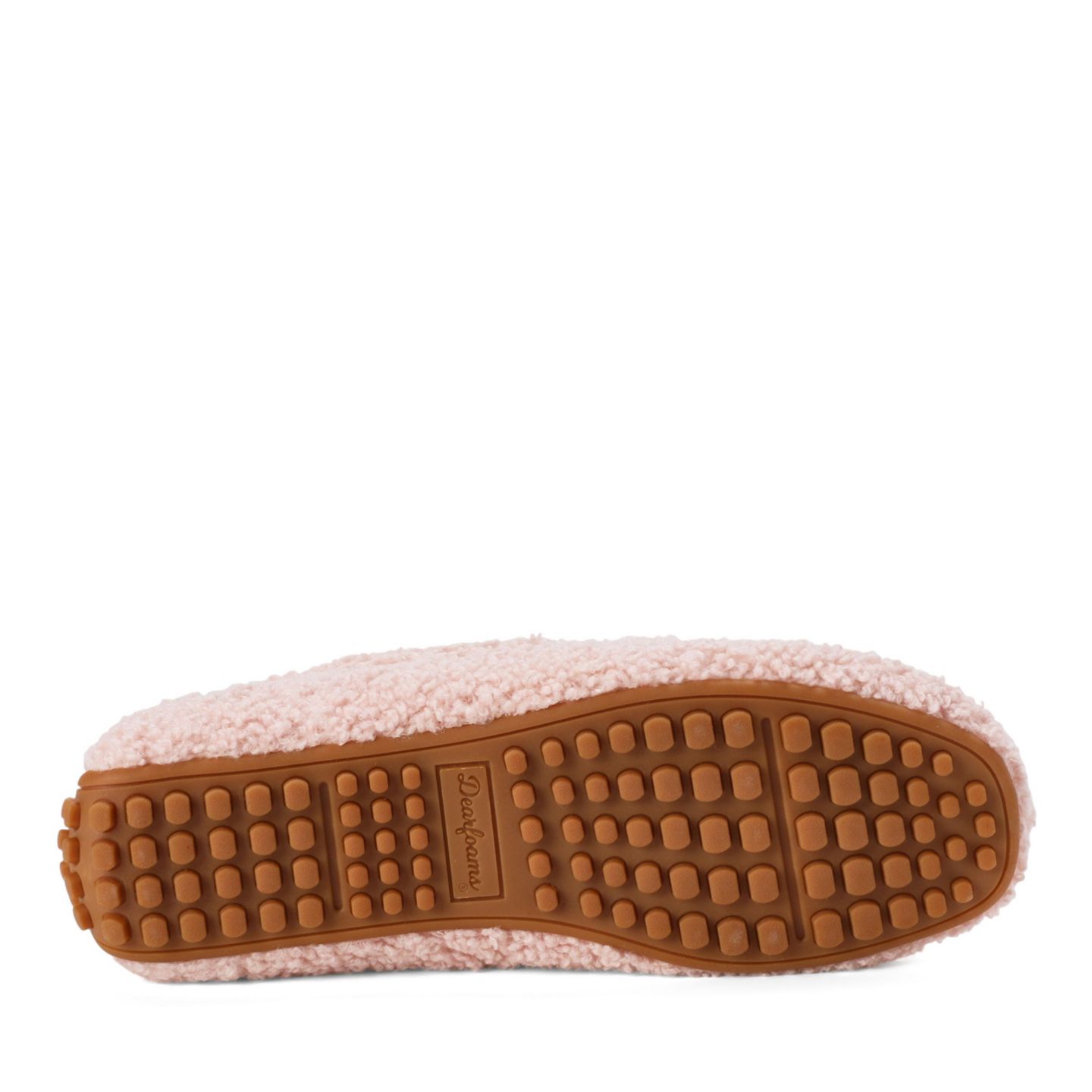 Женские туфли Dearfoams Hazel Teddy Loafer, цвет: Бледный розовато-лиловый — фото 6