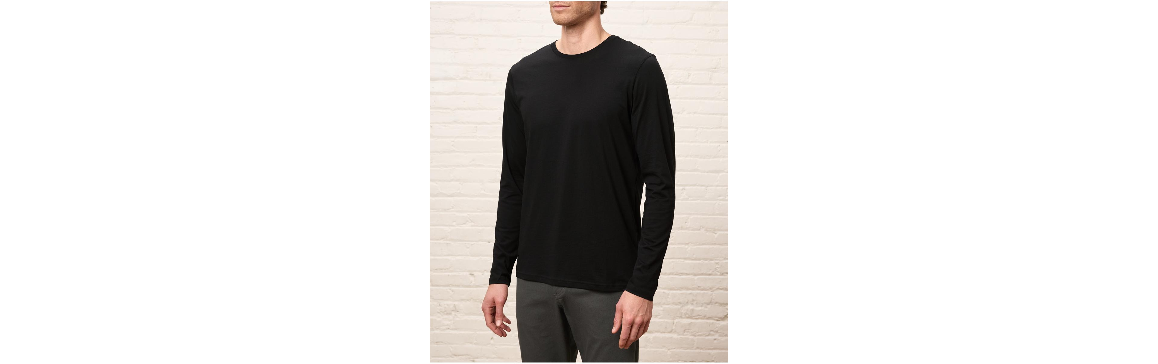 Pact Men's Organic Cotton Essential Long Sleeve Tee