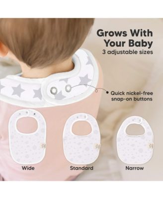 8pk Baby Bibs for Boy, Baby Drool Bib for Baby Boys and Girls, Infant Teething Bibs