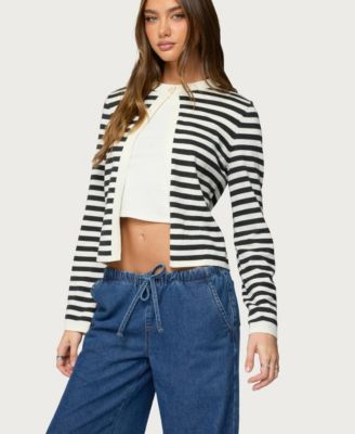 Women's Jenie Split Front Knit Cardigan Sweater