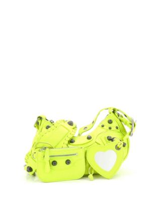 XS Le Cagole Giant Studs Shoulder Bag Leather