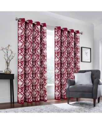 Olivia Gray Cressida 190 GSM Reversible Blackout Polyester Grommet Curtain Panel