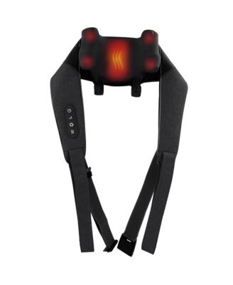 Wave Heated Neck & Back Massager with Heat, Cordless and Hands-Free