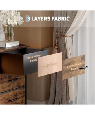 63 Inch TV Stand Dresser with 10 Drawers, Long Entertainment Center for TVs Up to 75 Inch