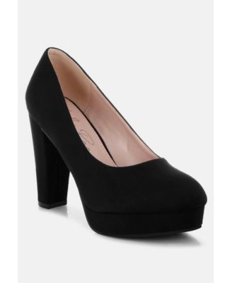 Womens Olanta Block Heel Pumps