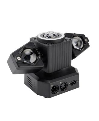 5-in-1 Rotating Disco Ball Light with RGBW, Laser, Strobe & DMX Control