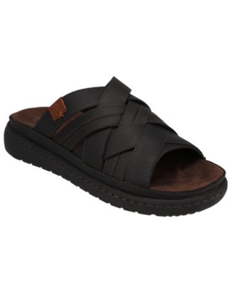 Men's Seville Tumbled Cross-Straps Sandals