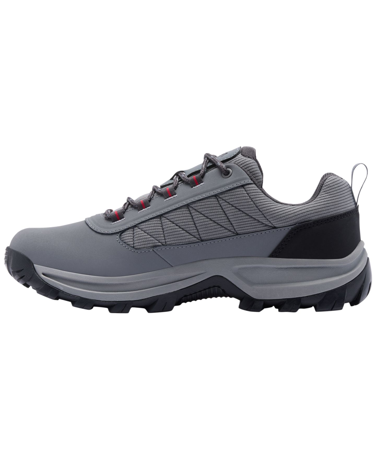Мужские кроссовки Columbia Transverse Hike Low Lace-Up, цвет: Серый стальной / Красный — фото 8