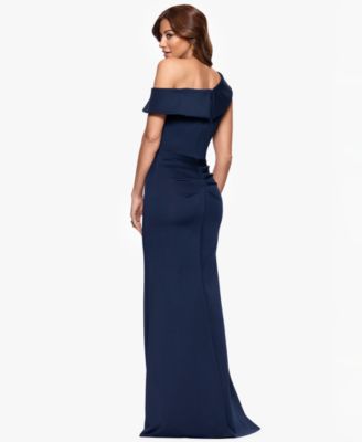 Petite One-Shoulder Ball Gown