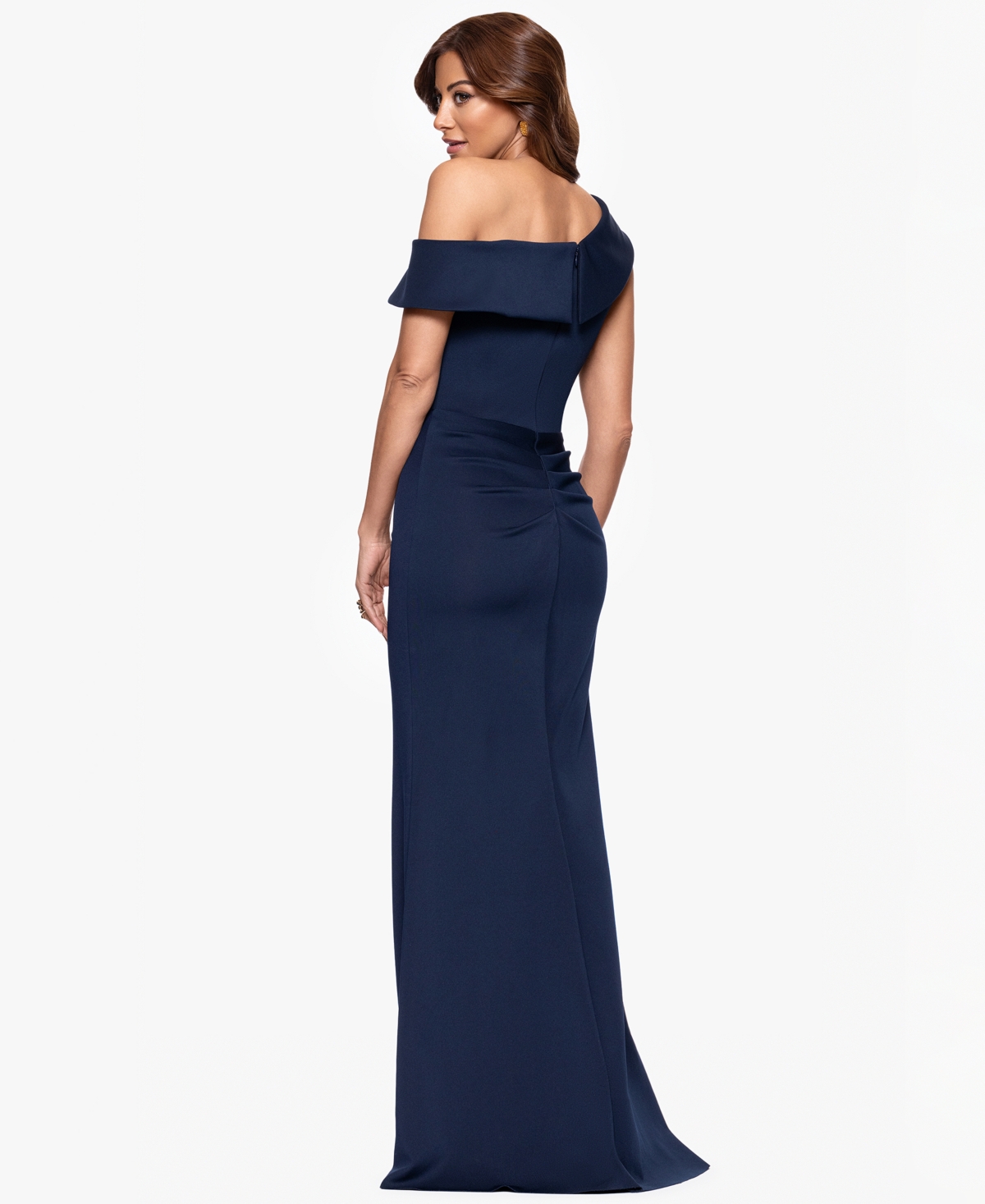 Xscape Petite One-Shoulder Ball Gown