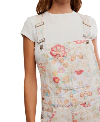 Women's Ziggy Printed Square Neck Shortall