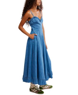 Women's Another Season Sweetheart Neck Midi Dress