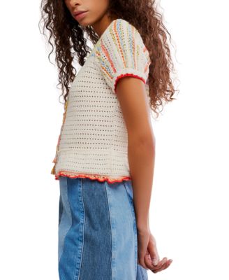 Women's Tie Neck Friendship Sweater