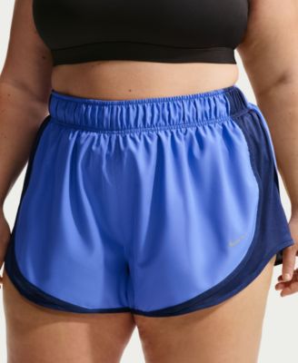 Plus Size Tempo Dri-FIT Mid-Rise Brief-Lined Running Shorts