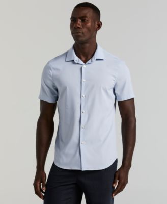 Men's Slim-Fit Short-Sleeve Shirt