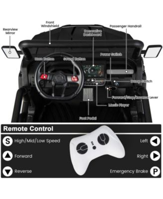 24V Ride On Kids Car with Dump Bed and Remote Control