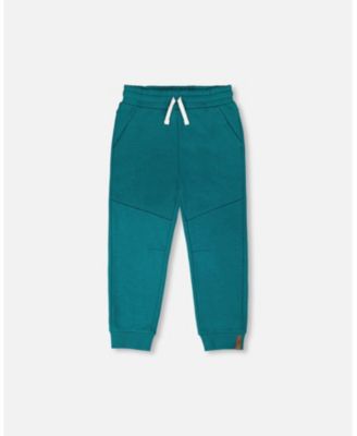 Boy French Terry Sweatpants with Cross Seams