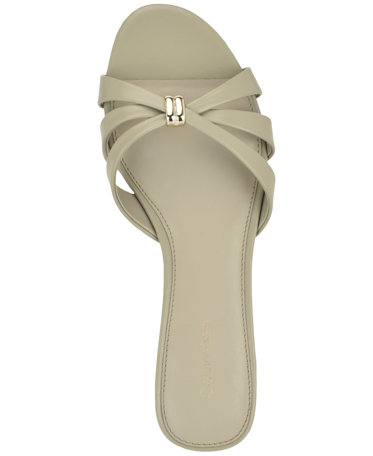 Calvin Klein Women's Petula Strappy Flat Slip-On Sandals