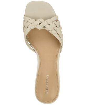 Women's Wendine Woven Kitten Heel Dress Sandals