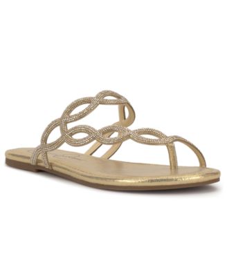 Women's Aloni Braided Toe Ring Flat Sandals