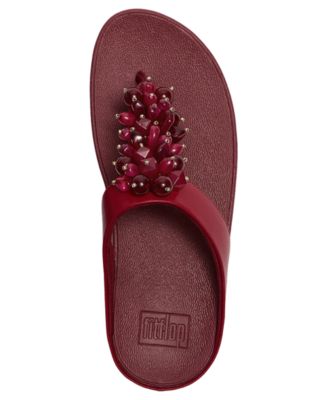 Women's Fino Bead Cluster Toe Post Slip-On Sandals