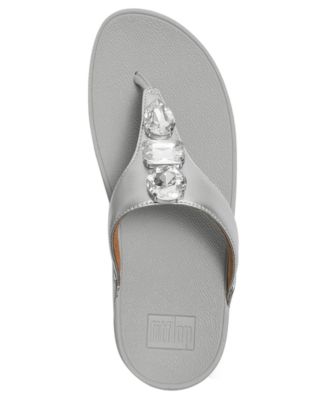 Women's Lulu Ultra Jewel Metallic Toe Post Slip-On Sandals