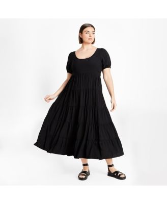Women's Plus Size Mila Plain Dress