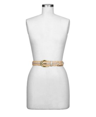 Beaune Woven Leather Belt