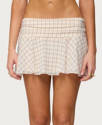 Women's Lulah Plaid Mini Skirt