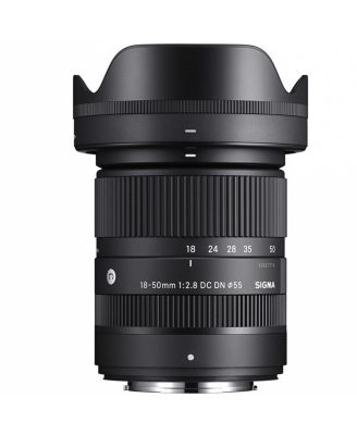 18-50mm f/2.8 DC DN Contemporary Lens for Fujifilm X, Bundle with 55mm Essential Filter Kit, Cleaning Kit and Cleaning Cloth