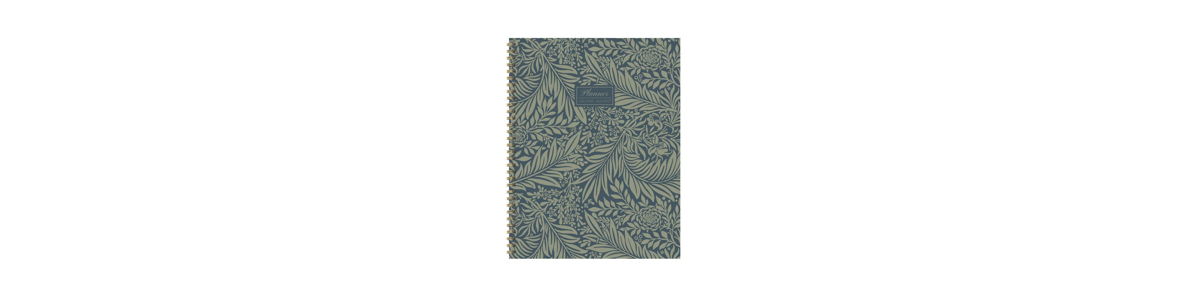 Tf Publishing Paper Goods July 2026 - June 2027 Leaf Motif Large Weekly Monthly Planner