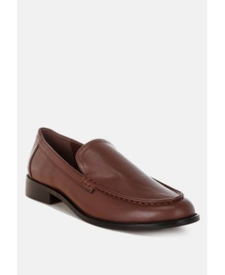 Women's Ninto Low Heel Pleather Loafers