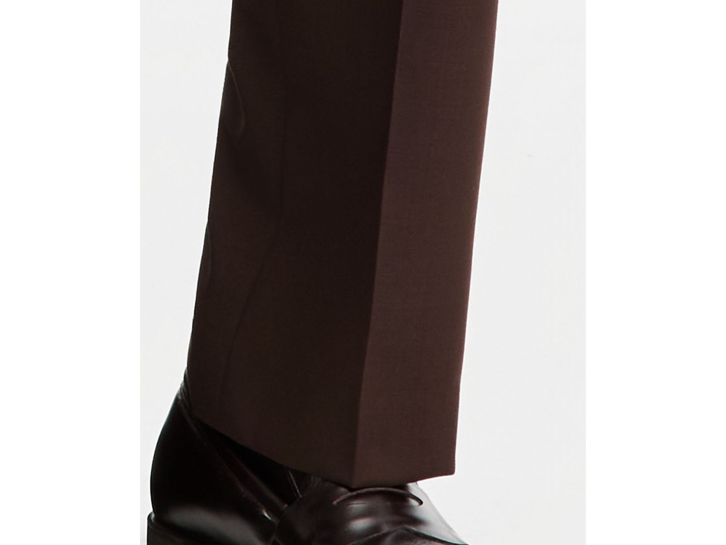 Мужские брюки Michael Kors Classic-Fit Wool-Blend Suit Separate, цвет: Коричневый — фото 7