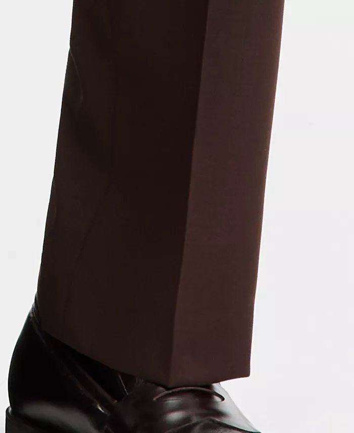 Men's Classic-Fit Wool-Blend Suit Separate Pants - thumbnail 7
