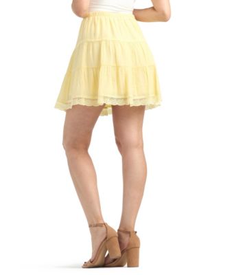 Women's Textured Tiered Mini Skirt