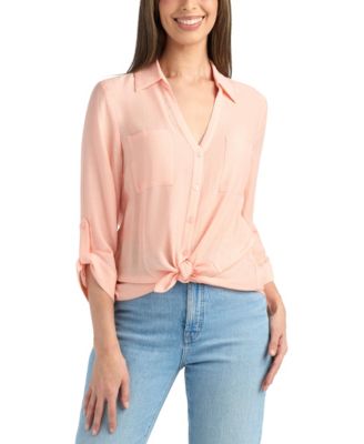 Women's Button-Up Collared Shirt