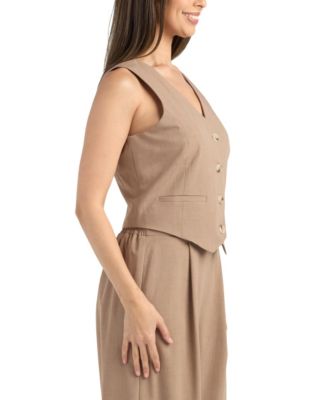 Women's Suiting V-Neck Vest