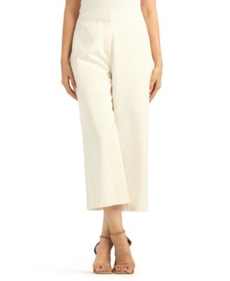 Women's Wide-Leg Cropped Pants